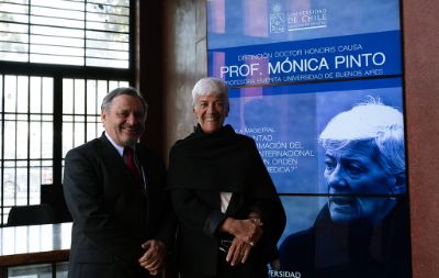 Durante su periodo como Decana de Derecho de la UBA, Mónica Pinto mantuvo permanentemente una vinculación con nuestra Facultad de Derecho, dijo el Decano Pablo Ruiz-Tagle.