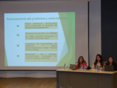 El Seminario que trajo a la académica a Chile fue organizado por el Proyecto Fondecyt 11140049 "Cambio psicoterapéutico en agresiones sexuales (...)", dirigido por Claudia Capella de Psicología.
