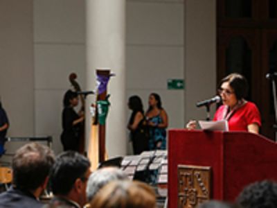 La directora de la Dirección de Género de la Universidad de Chile, Carmen Andrade.