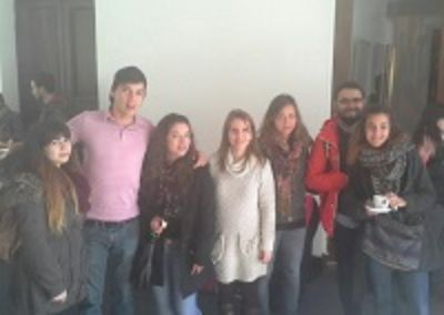 Los alumnos de intercambio provenientes de Ginebra, Italia, México, España, Portugal y Francia.
