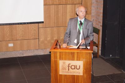 Profesor Hugo Romero en jornada inaugural