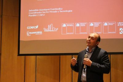 Sebastiàn Manriquez, Coordinador Sector Privado y Tecnologías de PlanBIM, de la CORFO.