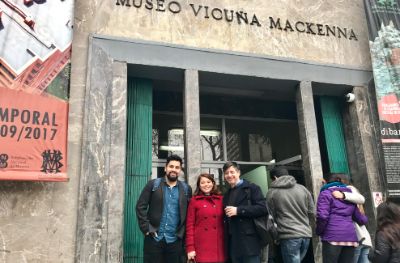 Nicolás Montoya, Yasna Contreras y Jorge Inzulza
