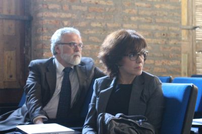 Edgardo Santibañez, Director de Innovación de la U. de Chile y Paulina Concha, Directora de OpenLab.