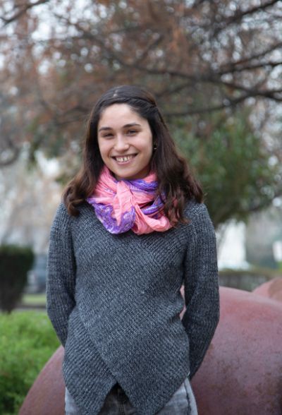 Laura G. Valero Abarca, estudiante de Ingeniería en Recursos Naturales Renovables, quien se irá de intercambio a la Universidad de São Paulo, Brasil.