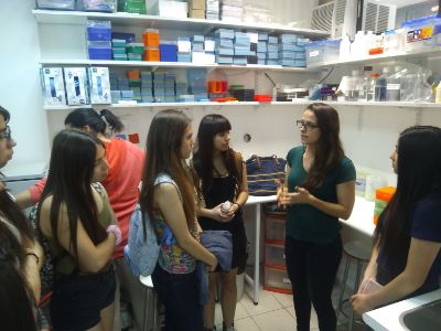 En Vaccivet los estudiantes pudieron conocer sobre el desarrollo y elaboración de vacunas para la Sanidad Animal.