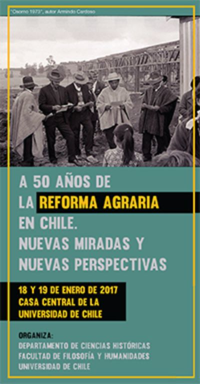 Coloquio "A 50 años de la reforma agraria en Chile. Nuevas miradas y nuevas perspectivas"