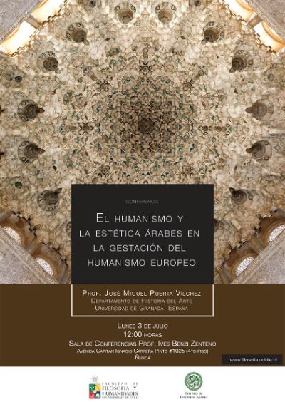 Conferencia "El humanismo y  la estética árabes en la gestión del humanismo europeo"