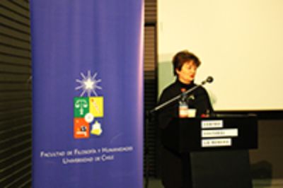María Eugenia Góngora, Decana de la Facultad de Filosofía y Humanidades de la Universidad de Chile