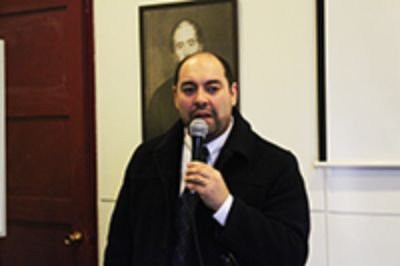 Pablo García, Jefe del Departamento de Becas en representación del director de la Agencia chilena de Cooperación Internacional para el Desarrollo
