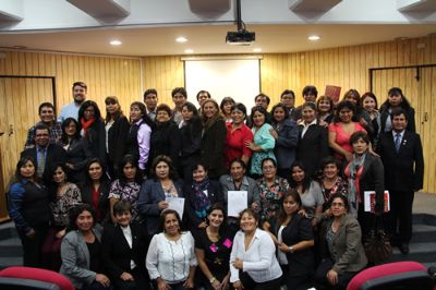 Profesores peruanos finalizan su capacitación en la Universidad de Chile 