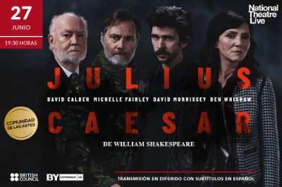 Estreno de Julius Caesar de William Shakespeare en el Teatro Nescafé de las Artes