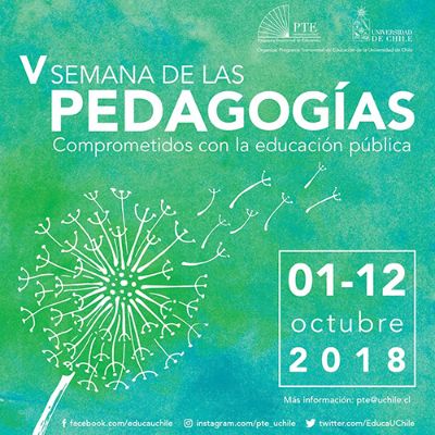 V Semanas de las Pedagogías de la Universidad de Chile