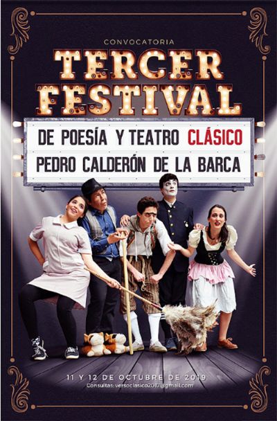 Convocatoria abierta al Tercer Festival de poesía y teatro clásico Pedro Calderón de la Barca