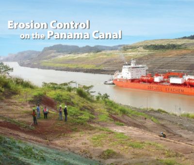 En el año 2008 se comenzó a aplicar diversas técnicas de restauración en el Canal de Panamá, siendo la hidrosiembra una de las principales.