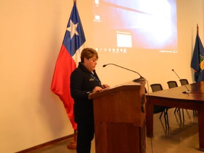 Leticia Romero, funcionaria de la Facultad de Ciencias Agronómicas y presidenta del Comité Paritario de esta unidad, fue quien condujo la jornada. 