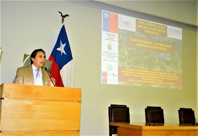 El Profesor Miguel Castillo es el Director del proyecto FONDEF realizado en la comuna cordillerana.