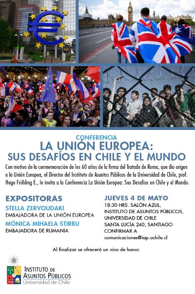 Conferencia La Unión Europea: sus desafíos en Chile y el mundo