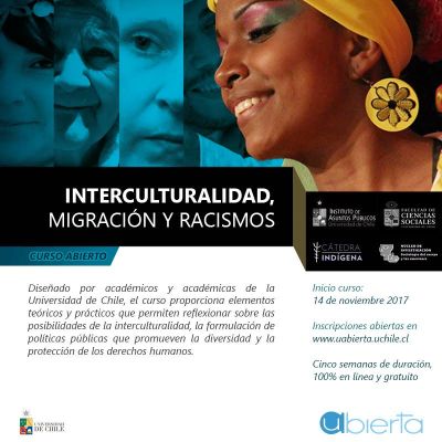 UAbierta ofrece curso gratuito sobre Interculturalidad, migración y racismos