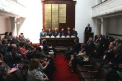 La ceremonia se llevó a cabo el 13 de octubre en la sede del Instituto de Ingenieros de Chile.