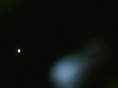 Imagen de la Luna obtenida por el nanosatélite en 2017.