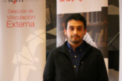 Matías Parra, estudiante de cuarto año en Ingeniería Civil.