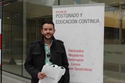 Roberto Jaco, alumno de Escuela de Postgrado