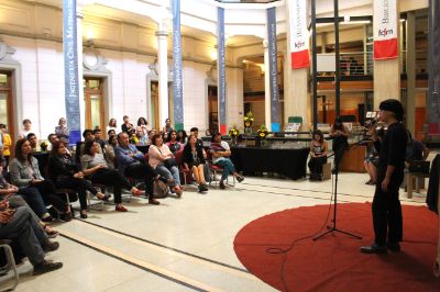 El acto se realizó en la Biblioteca Central de la FCFM el 20 de marzo de 2019.