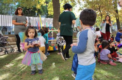 La sala cuna y jardín infantil "Nietos de Bello" celebró su primer aniversario.