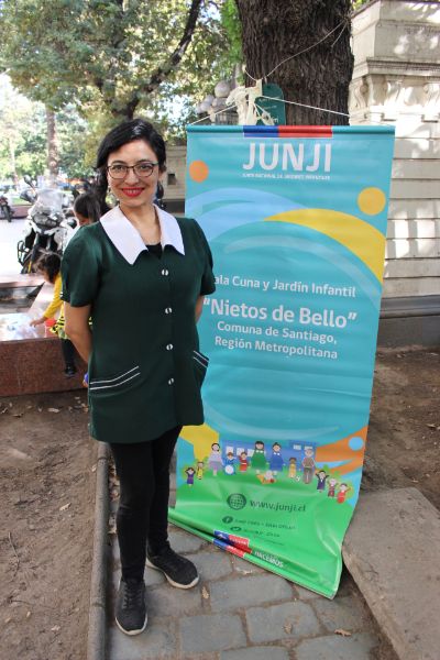 Nathalie Grado, directora de la sala cuna y jardín infantil "Nietos de Bello".