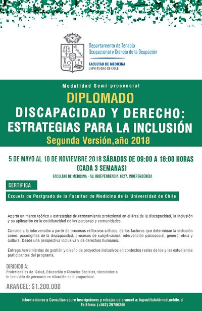 Diploma Discapacidad y Derecho estrategias para la inclusión