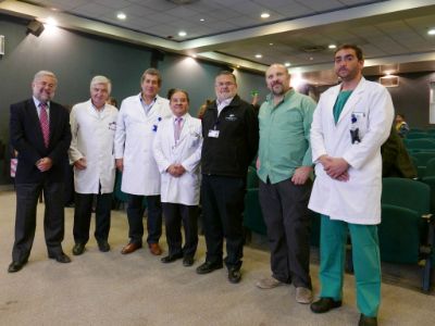 Doctores Manuel Kukuljan, Jorge Varas, Axel Paredes, José Lattus, Julio Montt, Felipe Mossella y Ricardo Mizraji. 