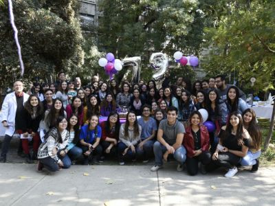 Estudiantes, académicos y funcionarios celebraron los 79 años de la Escuela de Nutrición y Dietética