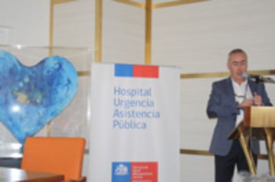 Dr. Hernán Chacón, Jefe del Departamento Docente HUAP