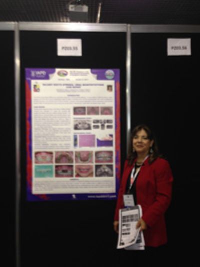 Presentación de Trabajos Científicos Poster. Dra. Sonia Echeverría, Docente Odontopediatría U. de Chile