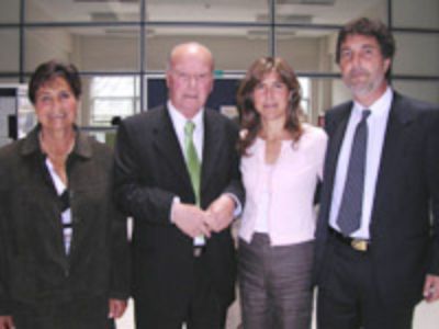 Dr. Francisco Queirolo y familia