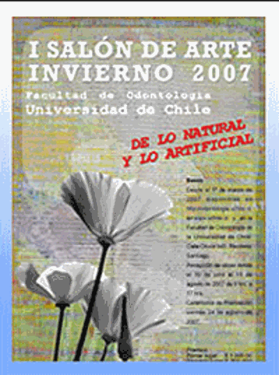 Afiche Primer Salón de Arte Invierno 2007