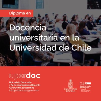 Banner del diploma en docencia universitaria en la universidad de chile