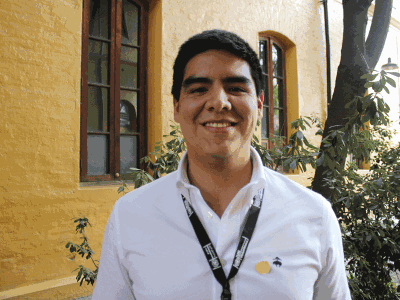 Oscar Málaga, representante del Programa de Jóvenes Voluntarios (as) de las Naciones Unidas.