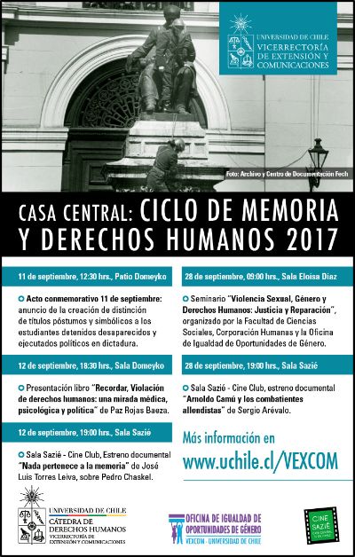 Ciclo de Memoria y Derechos Humanos 2017