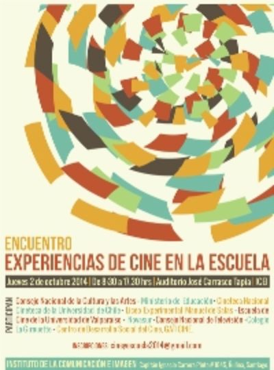 El jueves 2 de octubre se realizará el Encuentro "Experiencias de Cine en la Escuela" en el Instituto de la Comunicación e Imagen (ICEI) de la Universidad de Chile.