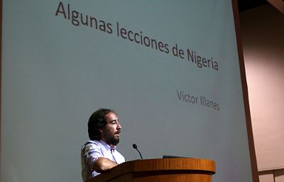 Víctor Illanes, académico Universidad de Chile y miembro de Médicos Sin Fronteras, quien estuvo en Nigeria cuando brotó la epidemia. 
