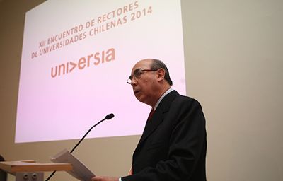 Roberto Méndez, presidente de Universia Chile, destacó que la doceava versión de este encuentro se realizara por primera vez en la Universidad de Chile.
