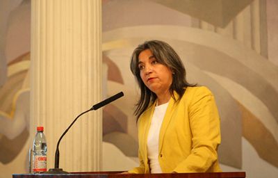 Ministra de Desarrollo Social, María Fernanda Villegas.