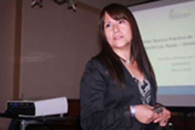 Dra. Ximena Lee Muñoz, académica del Departamento de Prótesis FOUCh