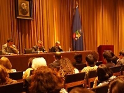 Intervinieron en la actividad el Rector Ennio Vivaldi, el Vicepresidente del Senado Prof. Juan Carlos Letelier y el Senador Pablo Oyarzún.