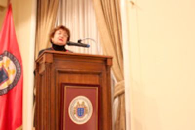 María Eugenia Góngora, decana de la Facultad de Filosofía y Humanidades