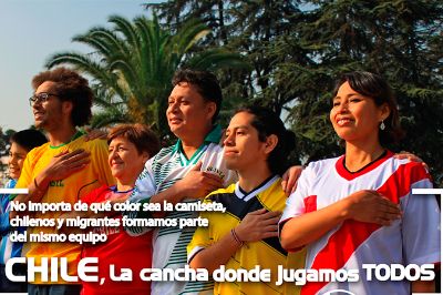 La campaña "Chile, la cancha donde jugamos todos" será presentada este jueves 4 de junio a las 11:00 hrs. en Alonso Ovalle 1480, Santiago Centro.