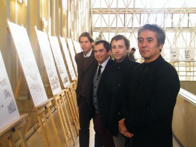Los jefes de carrera de las cuatro Escuelas de Arquitectura asociadas.