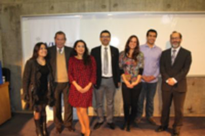 El Vicerrector de la VID junto a los investigadores premiados en el Concurso de Incentivo al Patentamiento y Transferencia Tecnológica